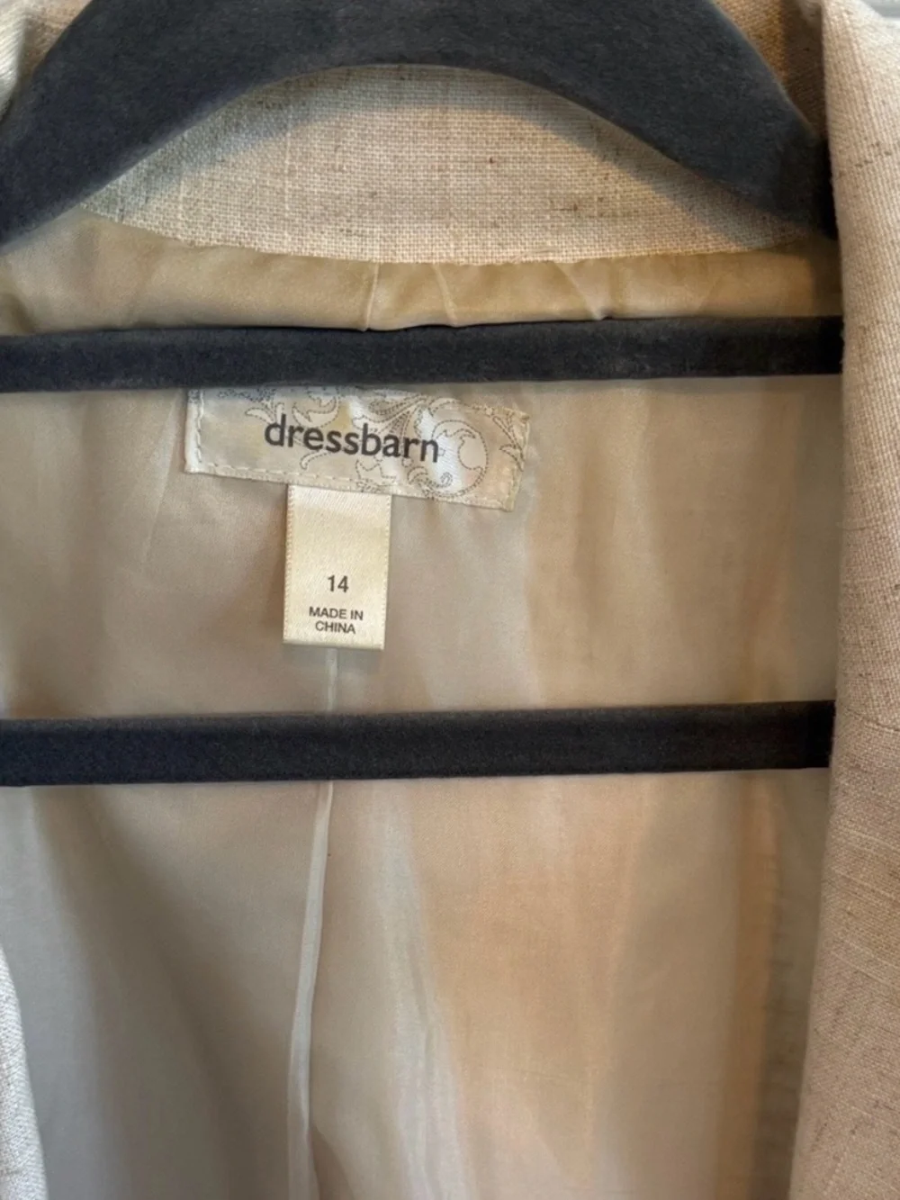 dressbarn tailored blazer
